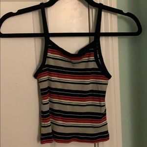 Brandy Melville Striped Halter Tank